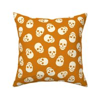 Simple skull pattern (orange) 