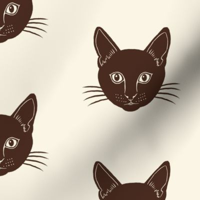 Simple black cat pattern 