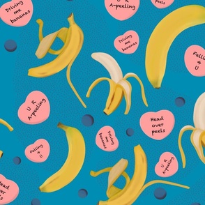 Funny Banana Fabric, Wallpaper and Home Decor | Spoonflower
