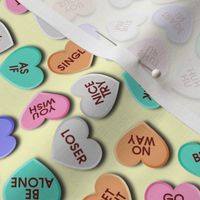 anti-valentine's day candy hearts