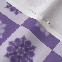 snowflake checkers (purple)