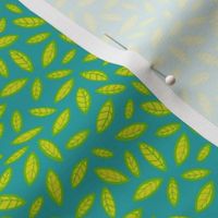 Small, spring green and yellow leaves perfect for quilting, crafting or home decor