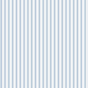 Traditional Micro Sky Blue Blue Vintage Ticking Upholstery Stripes