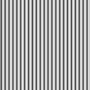Traditional Micro Black Vintage Ticking Upholstery Stripes