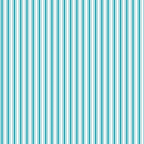 Traditional Micro Caribbean Blue Vintage Ticking Upholstery Stripes