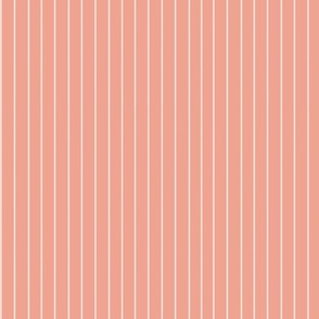 Peach and blush stripe coordinate