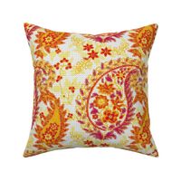 The Cross Stitch , Faux Texture , Bold Paisleys Small