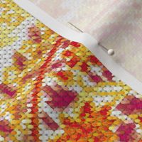 The Cross Stitch , Faux Texture , Bold Paisleys Small