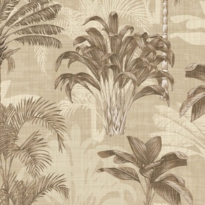 Sepia Tropical - Large Scale