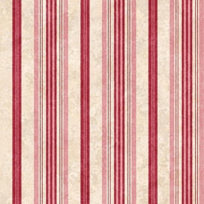  Rococo Toile Light Stripe red mix