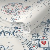  Love letters - Toile de Jouy - Funny Valentine