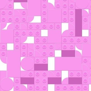 pink building blocks 24 inch