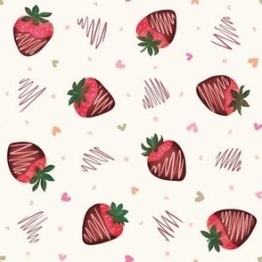 Strawberries in Chocolate, dark