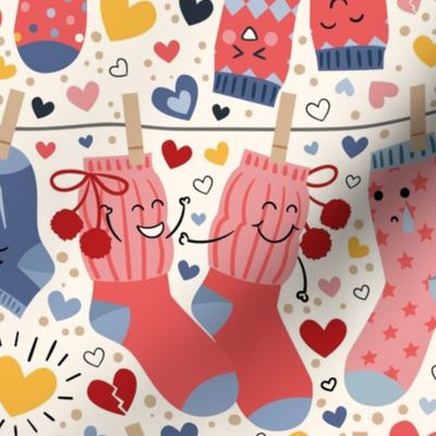 Mismatched Socks Love Story