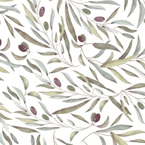  Olive leaves  big scale