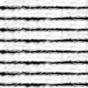 White and Black scribbled stripe