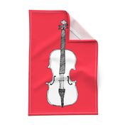 Violin Stringed Instrument Red