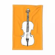 Violin  Stringed Instrument Orange Yellow