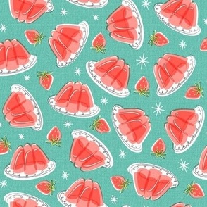 Retro Strawberry Jelly_Ditsy