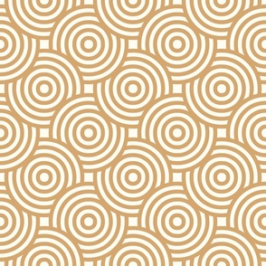 Boho Circles Warm Ochre