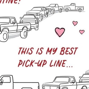 Pick-Up Line Valentine LG large scale