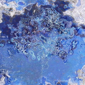 blue stone abstract