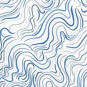 Blue Blue Swirl