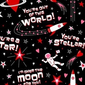 Space Valentines (Black)