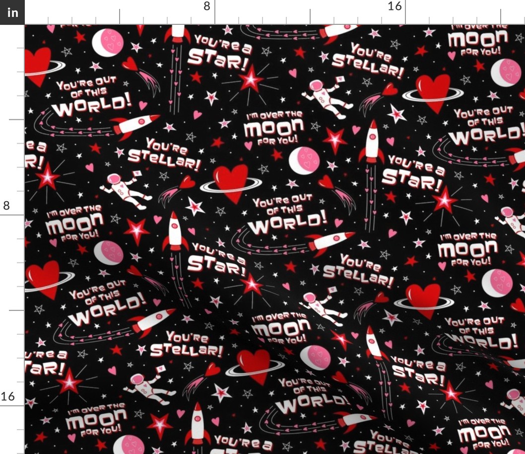 Space Valentines (Black)