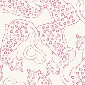 Cat Lover_Cream & Aurora-Pink_Large Hufton Studio
