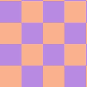 Checker - Lilac Orange