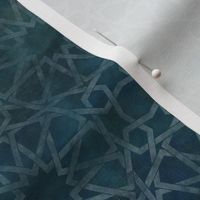 Morocco ombre iceblue, moroccan tiles, islamic tiles, geometric pattern