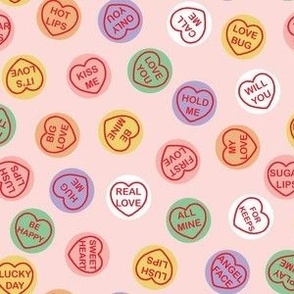 Love hearts - pink