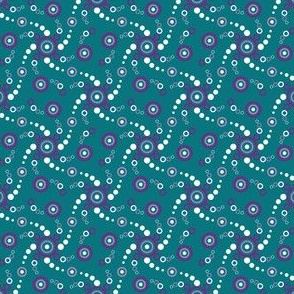 Tiny Bubbles-Teal