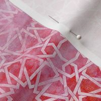 Morocco ombre pink tiles, light pink tiles, moroccan tiles, islamic pattern