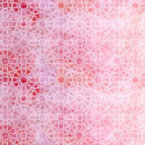 Morocco ombre pink tiles, light pink tiles, moroccan tiles, islamic pattern