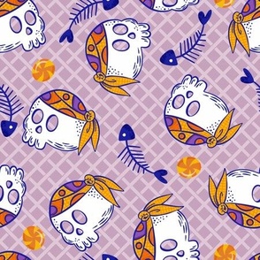 Hipster Bandana Skulls