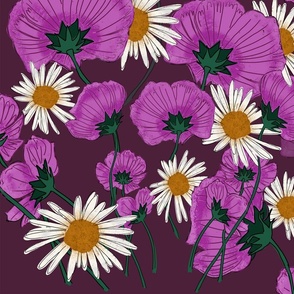 Wild Flowers Purple c