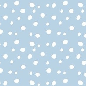Small Scale White Dots on Fog Blue