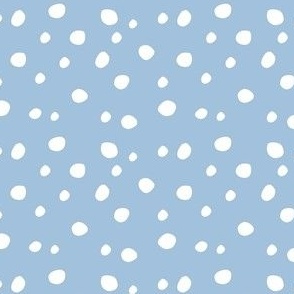 Small Scale White Dots on Sky Blue