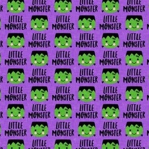 (small scale) Little Monster - Frankenstein’s monster - cute halloween - purple - C22