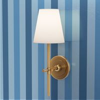 Baby Blue, Steel Blue, and Sky Blue Stripes, Tropical Floral Oasis, medium