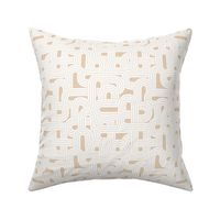 Into the groove - retro rainbow maze sixties abstract pop design neutral scandinavian white beige tand