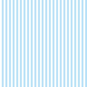 White and Baby Blue Stripes, Tropical Floral Oasis, small