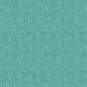 Teal textured solid, rough linen blender #62a8a0 - aqua, blue-green - coordinate for Retro Christmas 2022 