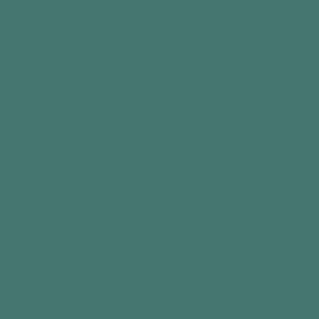 Dark teal solid #457670 -  dark blue-green - coordinate for Retro Christmas 2022
