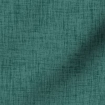 Dark teal textured solid, rough linen blender #457670 - dark blue-green - coordinate for Retro Christmas 2022