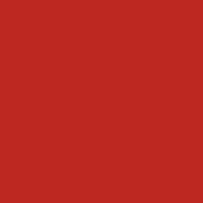 Poppy red solid #bd2920  - bright blood red - Petal Solid - coordinate for Retro Christmas 2022