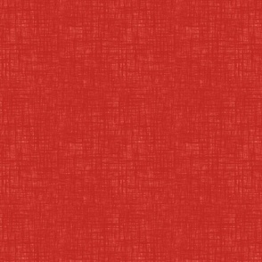 Poppy red textured solid, light linen blender #bd2920  - bright blood red - coordinate for Retro Christmas 2022