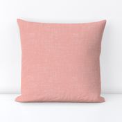 Rose Pink textured solid, light linen blender #f3b0a7  - warm pink - coordinate for Retro Christmas  2022